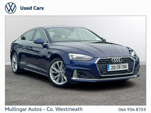 Audi A5 Hatchback, Diesel, 2020, Blue