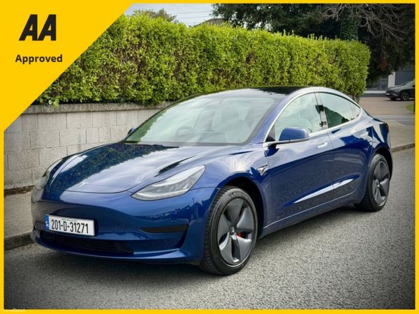Tesla Model 3 Saloon, Electric, 2020, Blue