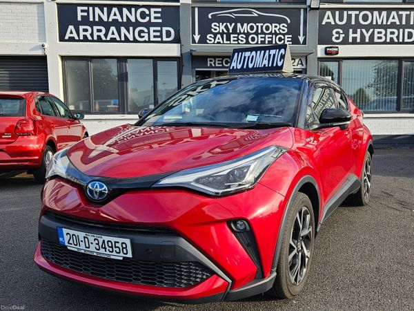 Toyota C-HR SUV, Petrol Hybrid, 2020, Red