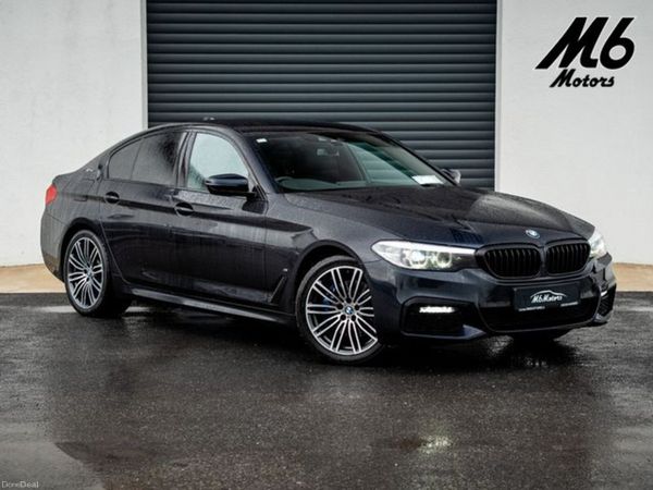 BMW 5-Series Saloon, Petrol Plug-in Hybrid, 2019, Black