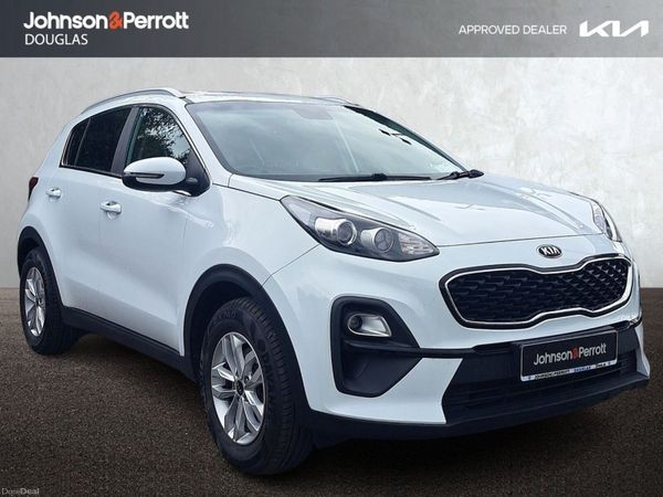 Kia Sportage SUV, Diesel Hybrid, 2021, White