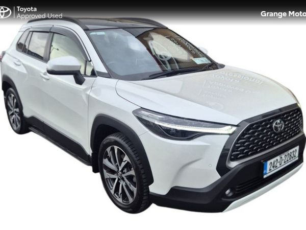 Toyota Corolla Cross SUV, Petrol Hybrid, 2024, White