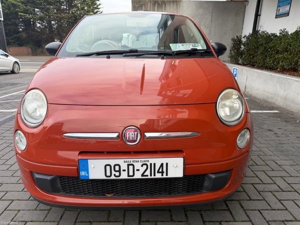 Fiat 500 Hatchback, Petrol, 2009, Red