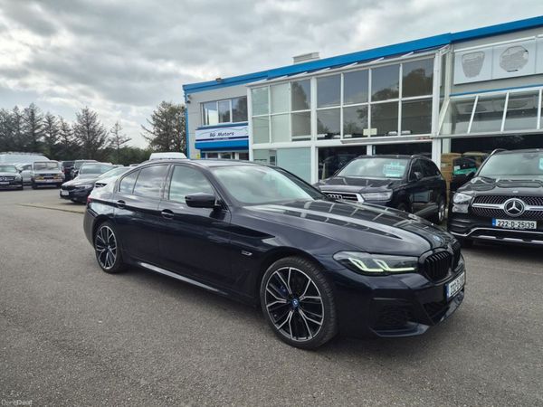 BMW 5-Series Saloon, Petrol Plug-in Hybrid, 2023, Black
