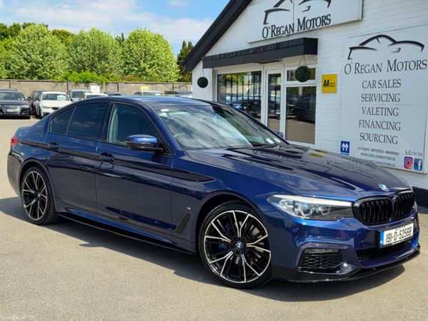 BMW 5-Series Saloon, Petrol Plug-in Hybrid, 2019, Blue