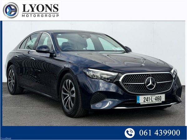 Mercedes-Benz E-Class Saloon, Diesel Hybrid, 2024, Blue