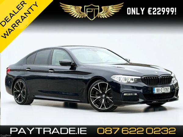 BMW 5-Series Saloon, Diesel, 2018, Black