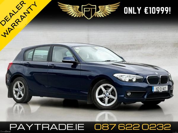 BMW 1-Series Hatchback, Diesel, 2015, Blue