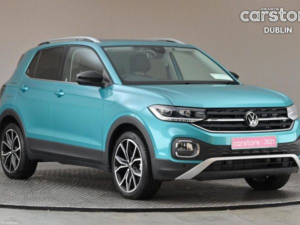 Volkswagen T-Cross SUV, Petrol, 2021, Blue