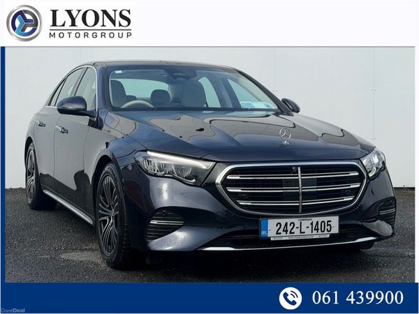 Mercedes-Benz E-Class Saloon, Diesel Hybrid, 2024, Blue