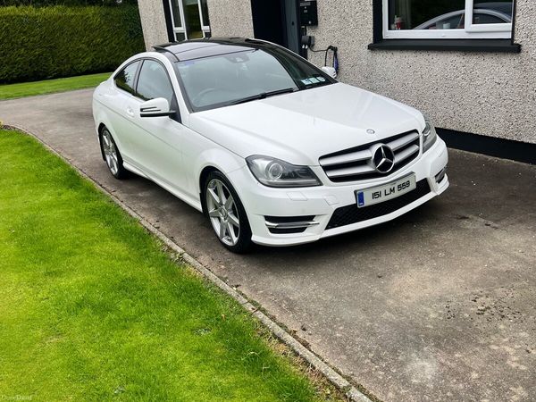 Mercedes-Benz C-Class Coupe, Diesel, 2015, White