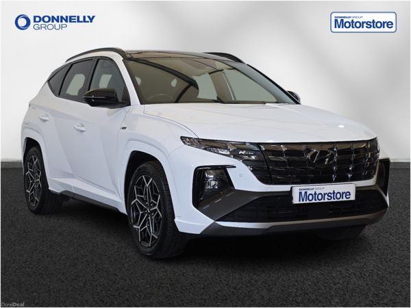 Hyundai Tucson SUV, Petrol Hybrid, 2024, White