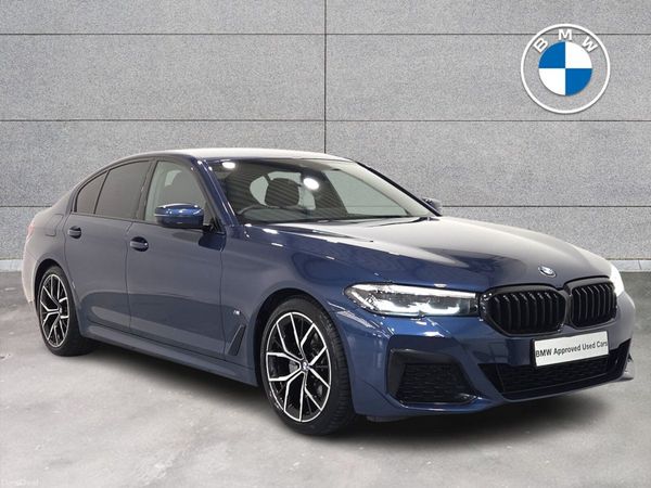 BMW 5-Series Saloon, Diesel, 2021, Blue