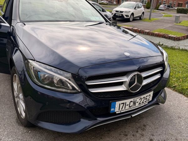 Mercedes-Benz C-Class Estate, Petrol Plug-in Hybrid, 2017, Blue