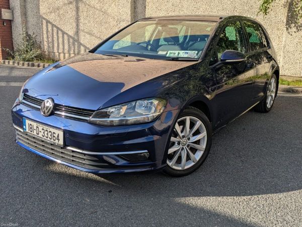 Volkswagen Golf Hatchback, Petrol, 2018, Blue