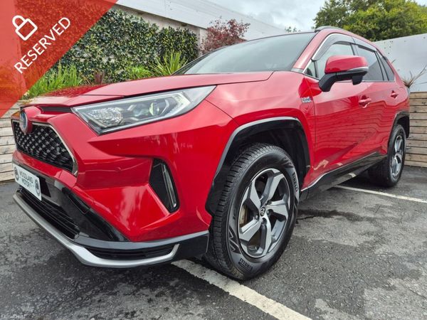 Toyota RAV4 SUV, Petrol Plug-in Hybrid, 2021, Red