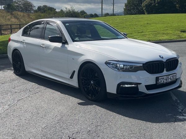 BMW 5-Series Saloon, Diesel, 2017, White
