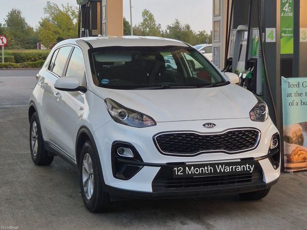Kia Sportage SUV, Diesel Hybrid, 2020, White