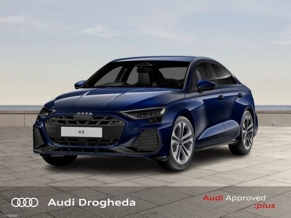 Audi A3 Saloon, Petrol, 2026, Blue