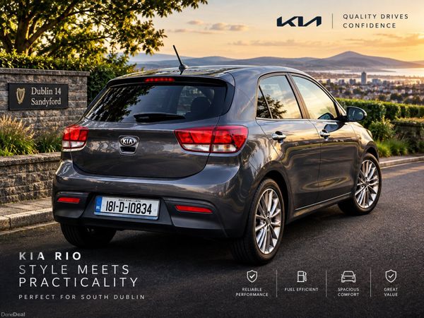 Kia Rio Hatchback, Petrol, 2018, Grey