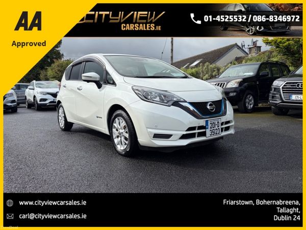 Nissan Note Hatchback, Petrol Hybrid, 2020, White