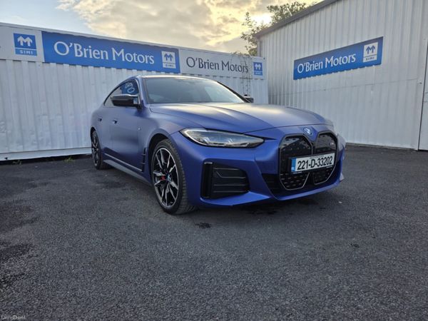 BMW i4 Saloon, Electric, 2022, Blue