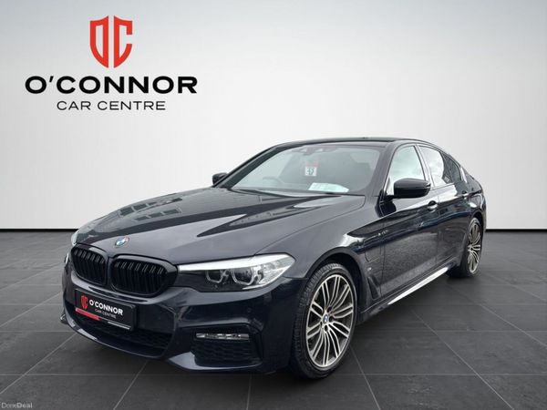 BMW 5-Series Saloon, Petrol Plug-in Hybrid, 2018, Black