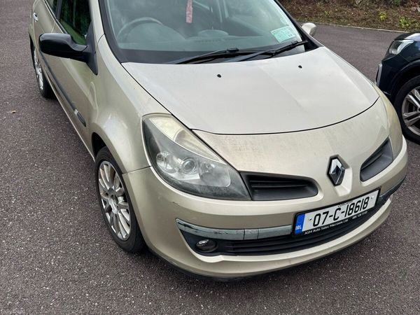Renault Clio Hatchback, Petrol, 2007, Yellow