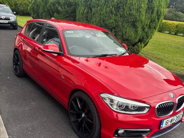 BMW 1-Series Hatchback, Diesel, 2016, Red