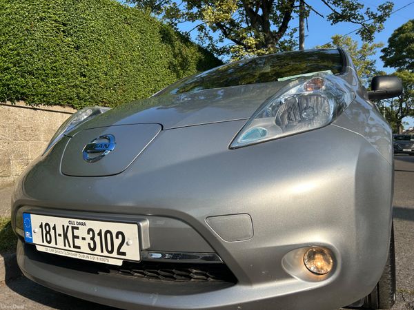 Nissan Leaf Hatchback, Electric, 2018, Grey