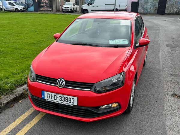Volkswagen Polo Hatchback, Petrol, 2017, Red