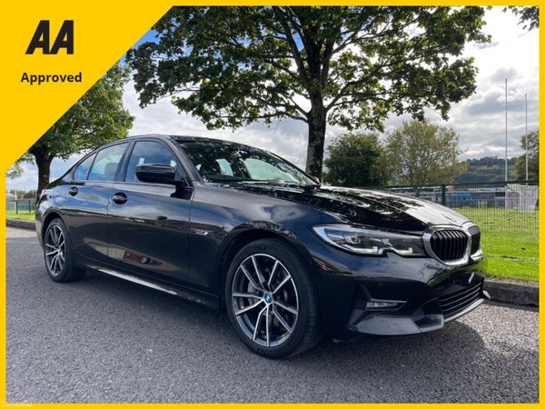 BMW 3-Series Saloon, Petrol Hybrid, 2022, Black