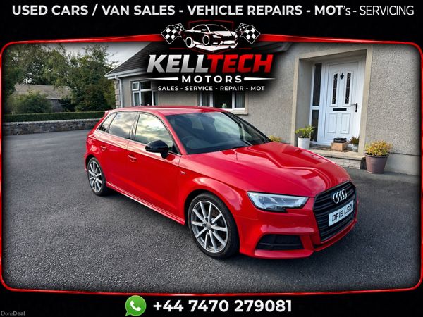 Audi A3 Hatchback, Diesel, 2019, Red