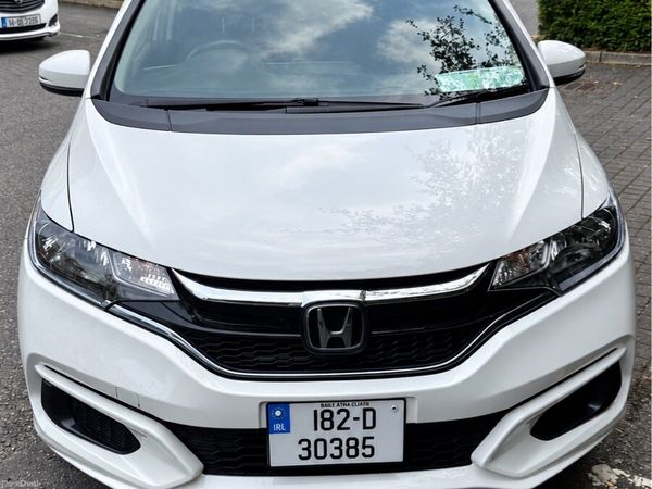 Honda Fit Hatchback, Petrol Hybrid, 2018, White