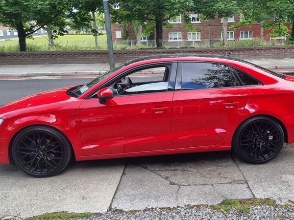 Audi A3 Saloon, Petrol, 2015, Red