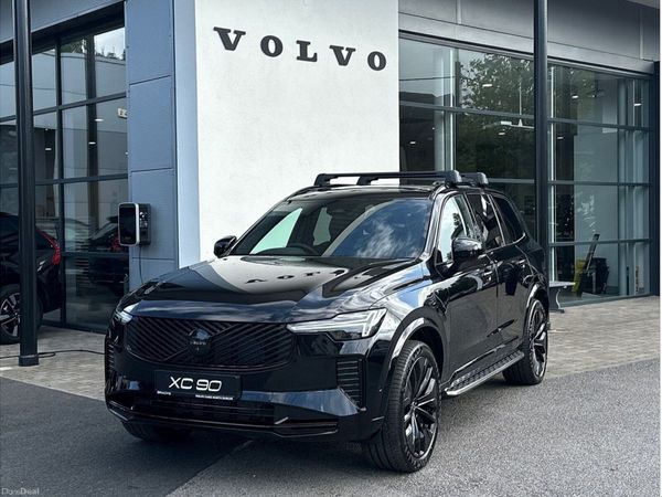 Volvo XC90 SUV, Petrol Plug-in Hybrid, 2026, Black