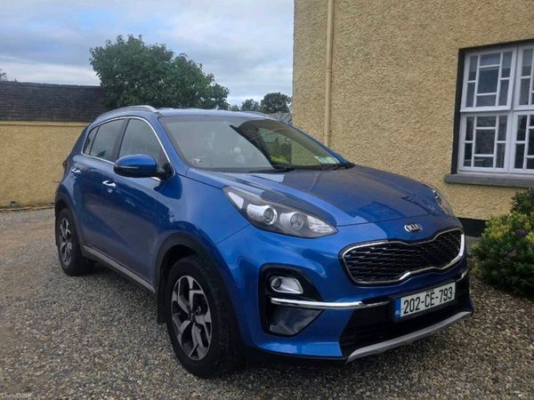Kia Sportage SUV, Diesel Hybrid, 2020, Blue