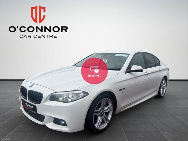BMW 5-Series Saloon, Diesel, 2015, White