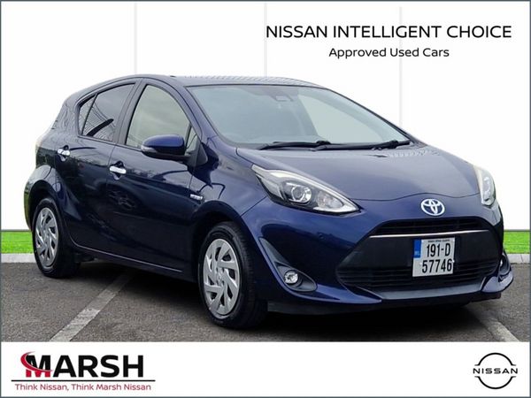 Toyota Aqua Hatchback, Petrol Hybrid, 2019, Blue