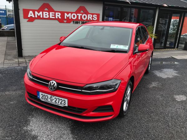 Volkswagen Polo Hatchback, Petrol, 2020, Red