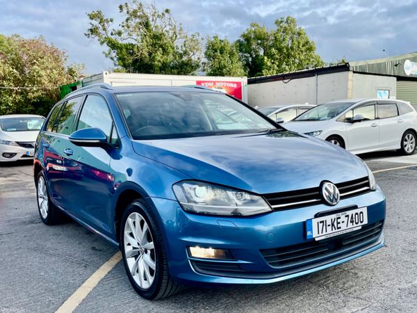 Volkswagen Golf Estate, Petrol, 2017, Blue