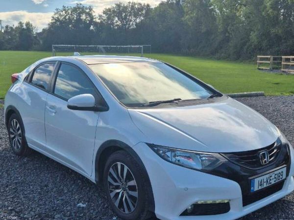 Honda Civic Hatchback, Diesel, 2014, White