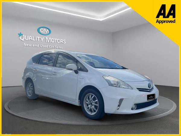 Toyota Prius MPV, Petrol Hybrid, 2013, White