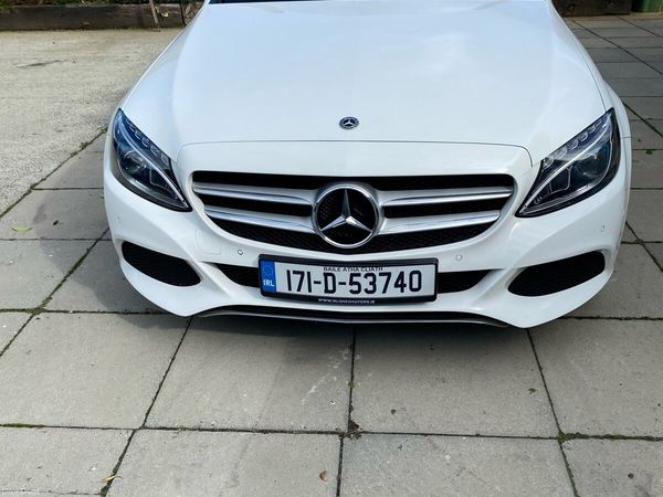 Mercedes-Benz C-Class Saloon, Petrol Plug-in Hybrid, 2017, White