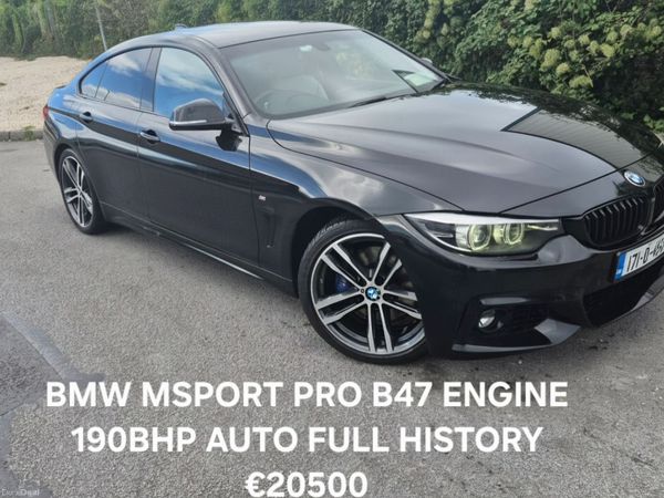 BMW 4-Series Saloon, Diesel, 2017, Black