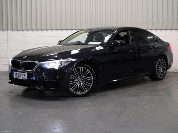 BMW 5-Series Saloon, Petrol Plug-in Hybrid, 2019, Black