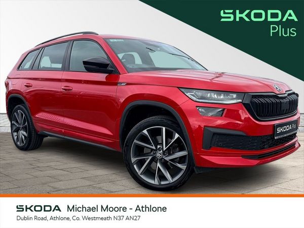 Skoda Kodiaq SUV, Diesel, 2023, Red