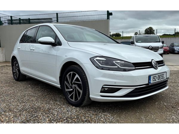 Volkswagen Golf Hatchback, Diesel, 2019, White