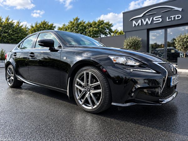 Lexus IS Saloon, Petrol Hybrid, 2016, Black