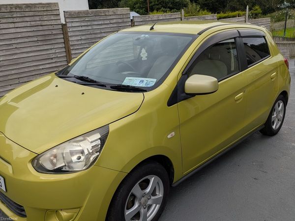 Mitsubishi Mirage Hatchback, Petrol, 2012, Green